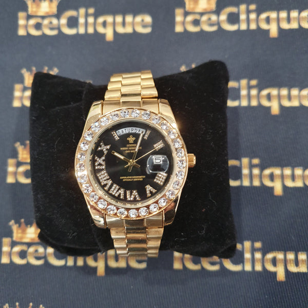 Iced Presidential Watch