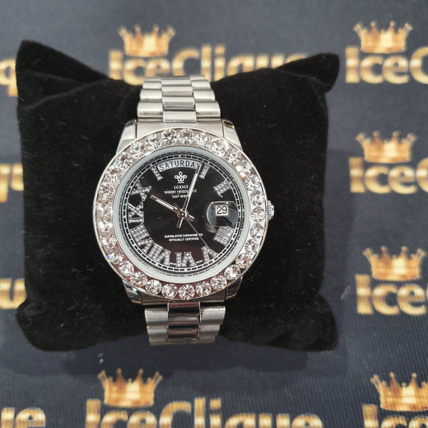 Iced Presidential Watch