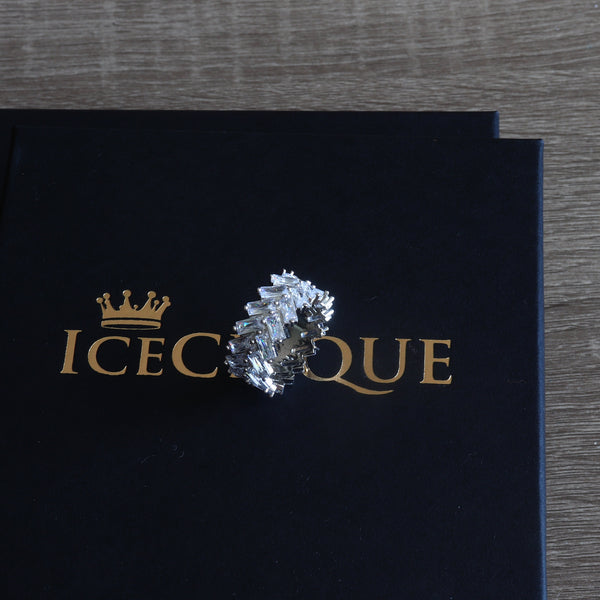 2 Row Baguette Ring