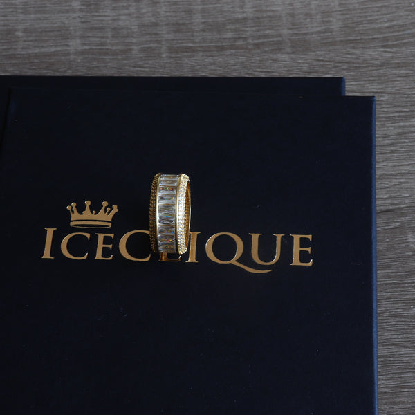 Iced Baguette Ring