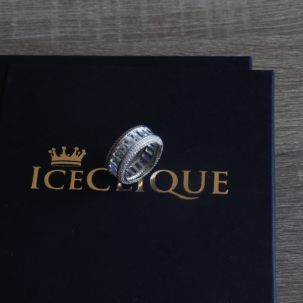 Iced Baguette Ring