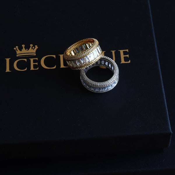 Iced Baguette Ring