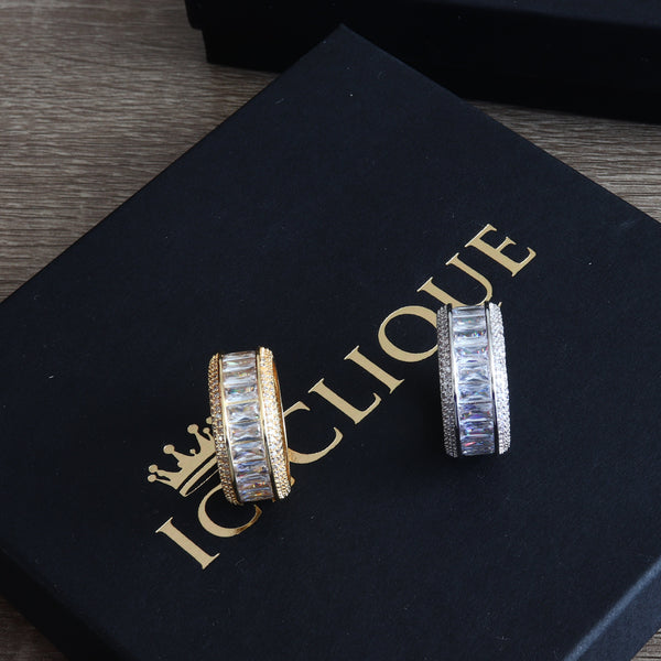 Iced Baguette Ring
