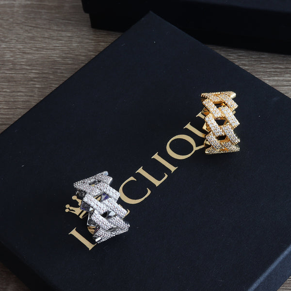 Iced Prong Ring