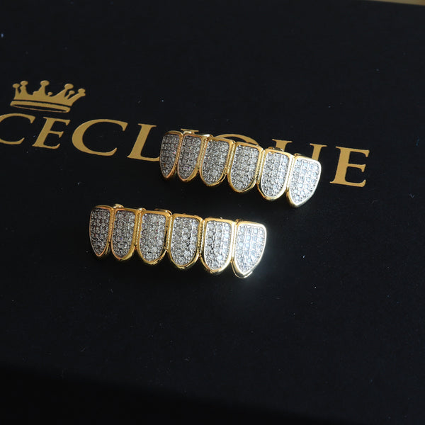 IceBlind Iced Gold Grillz