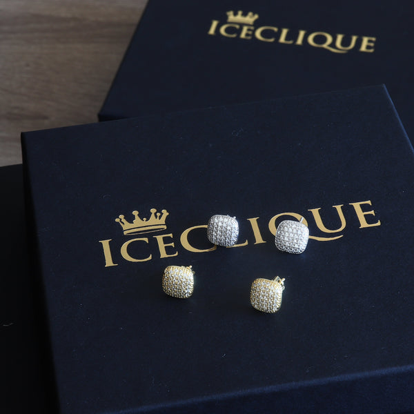 10mm Round Cluster Earrings