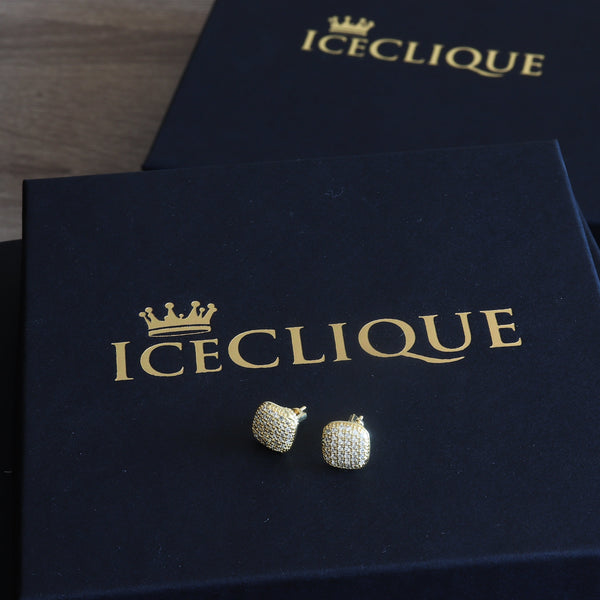 10mm Round Cluster Earrings