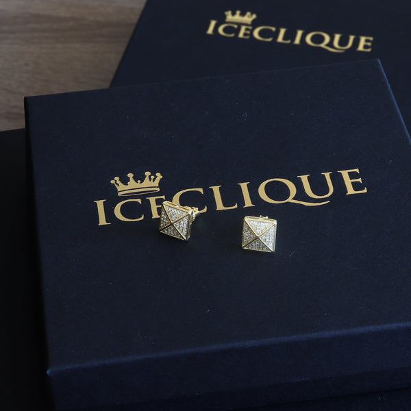 11mm Iced X Earrings