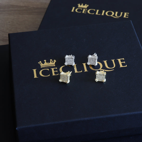 10mm Square Earrings