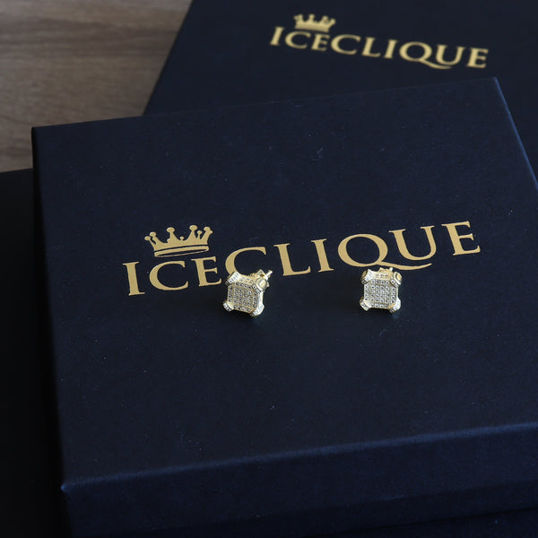 10mm Square Earrings
