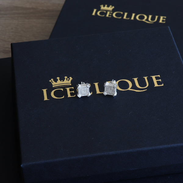 10mm Square Earrings
