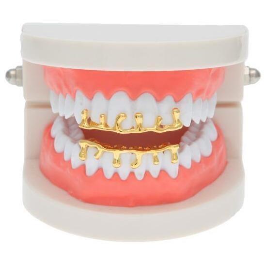 Gold Drip Grillz