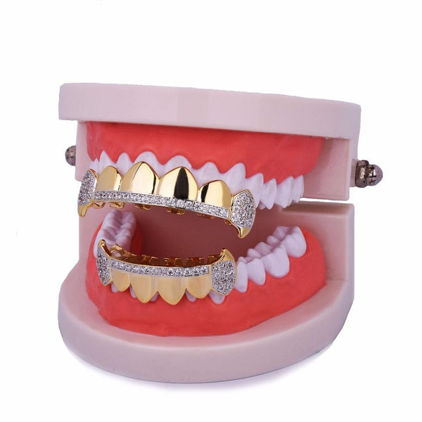 Steady Glimmer Iced Fang Grillz